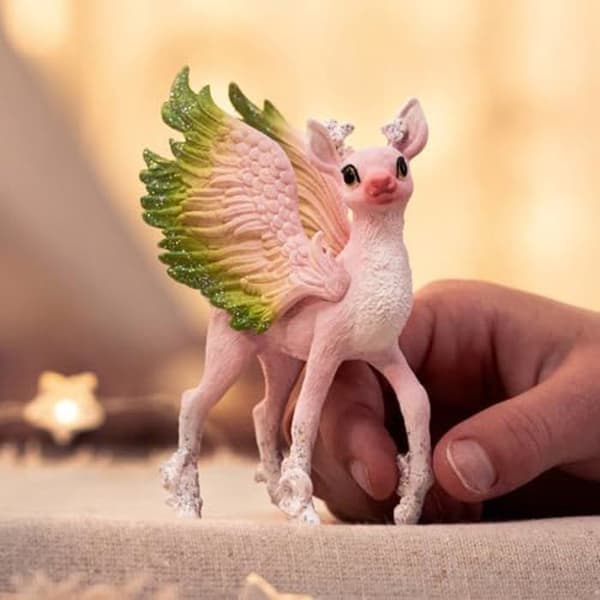 Figur - SCHLEICH - Magisk Babyhjort - Flerfärgad - 5 x 6 x 10 cm - Från 5 år