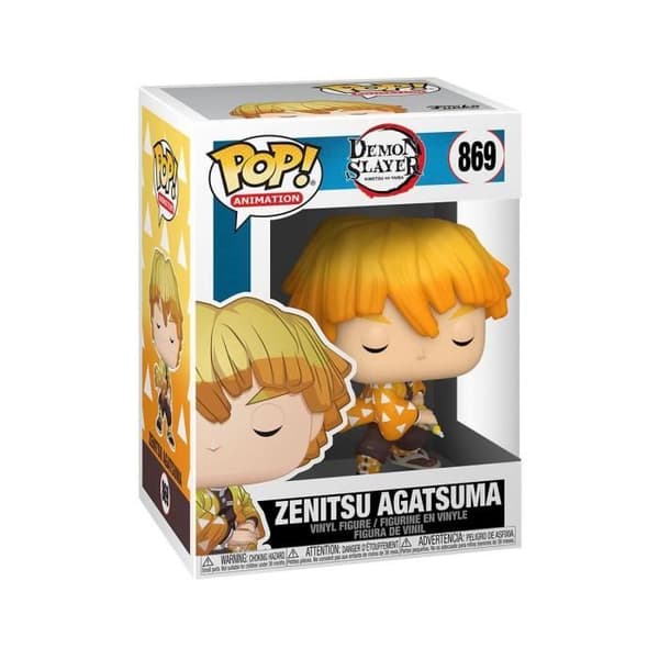 POP! Demon Slayer - FUNKO - Zenitsu Agatsuma 9 cm - Unisex - Vuxen - Inomhus