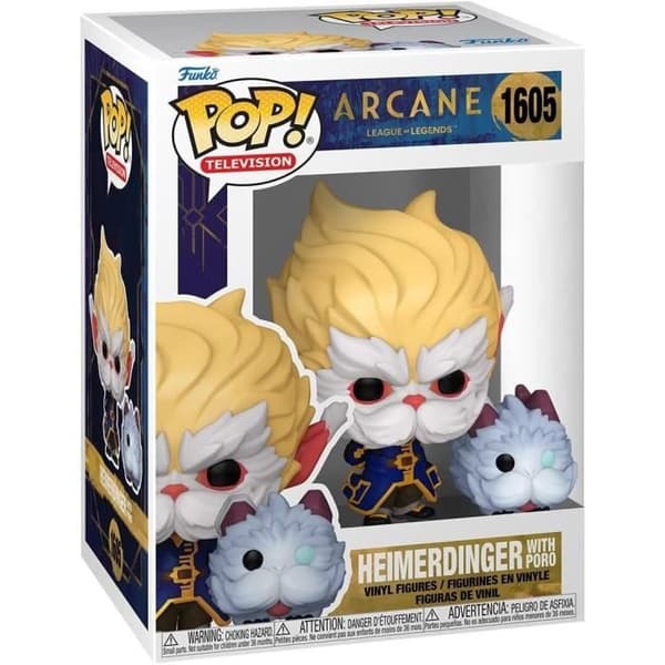 Funko Pop! - Arcane Lol - Heimerdinger Med Poro