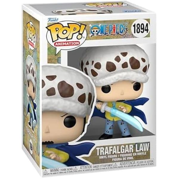 Figur - Funko Pop! - Trafalgar D. Water Law - Vinyl - 9,5 cm - One Piece