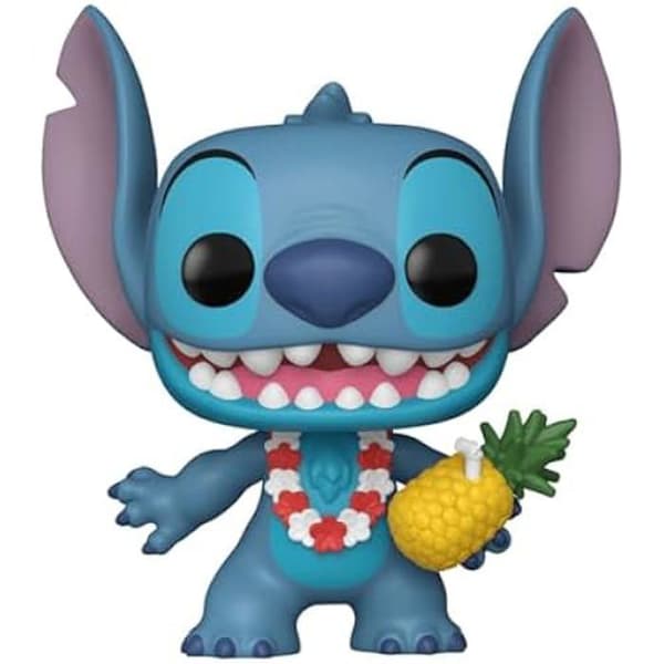 Figur, - Funko Pop! - Luau Stitch - Högkvalitetsvinyl - Idealisk present - Disney