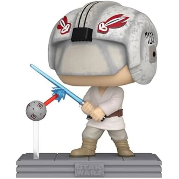 Figurine - Funko Pop! - Star Wars: SWS9 - Luke Skywalker - 3,75 tum - Hållbart Vinyl - Idealisk Gåva