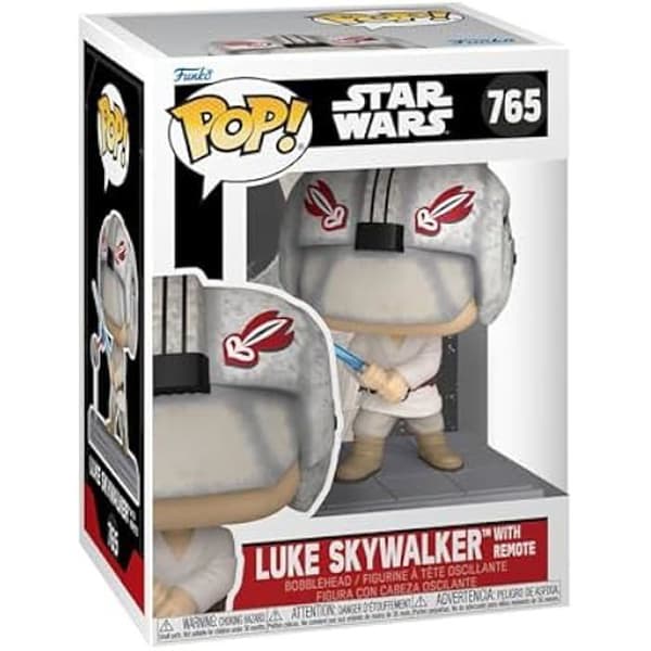 Figurine - Funko Pop! - Star Wars: SWS9 - Luke Skywalker - 3,75 tum - Hållbart Vinyl - Idealisk Gåva