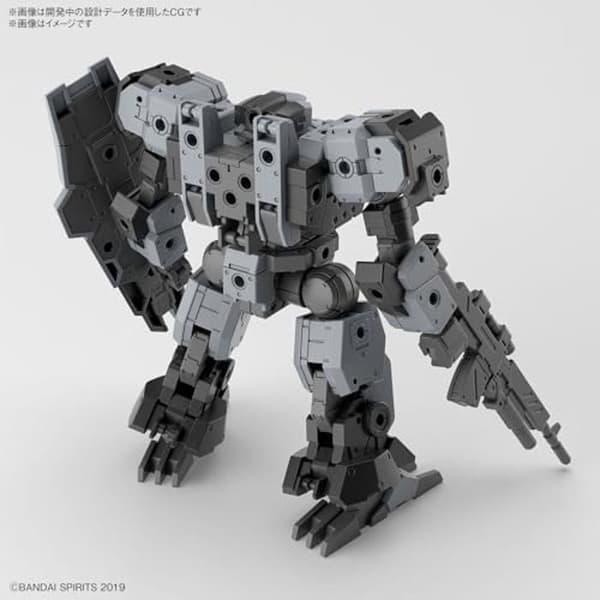 Kitmodell - BANDAI SPIRITS - Vaskyrot - 30 mm - Grå - Gevär och sköld ingår