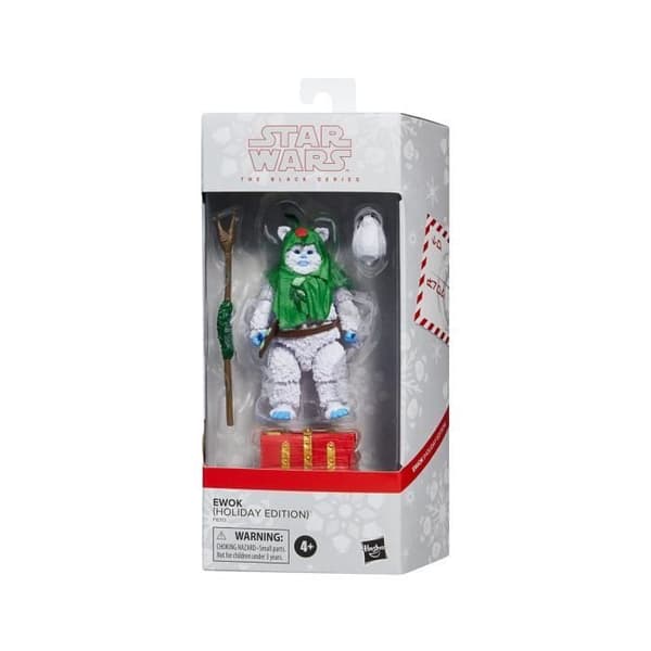 Hasbro - Star Wars Black Series - Figur figur Ewok (Julutgåvan) 15 cm
