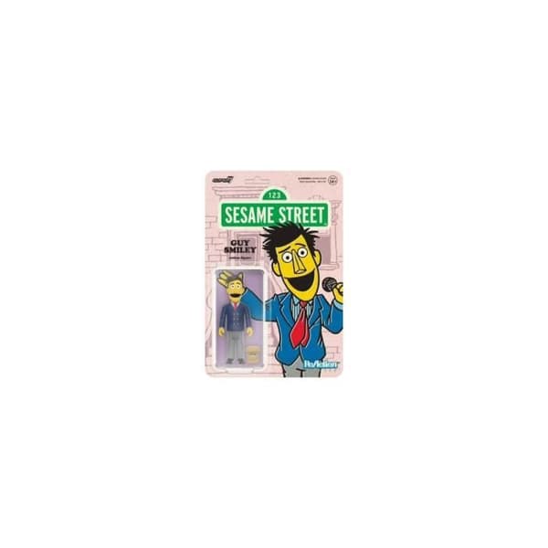 Super7 - 1, Rue Sésame - ReAction-figur Guy Smiley (med Bröd) 10 cm