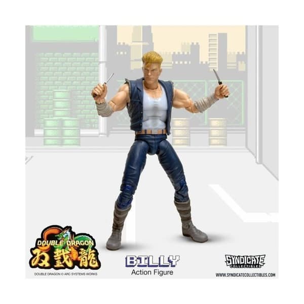 Syndikat Samlarföremål - Double Dragon - Figur Deluxe 1/12 Billy 18 cm