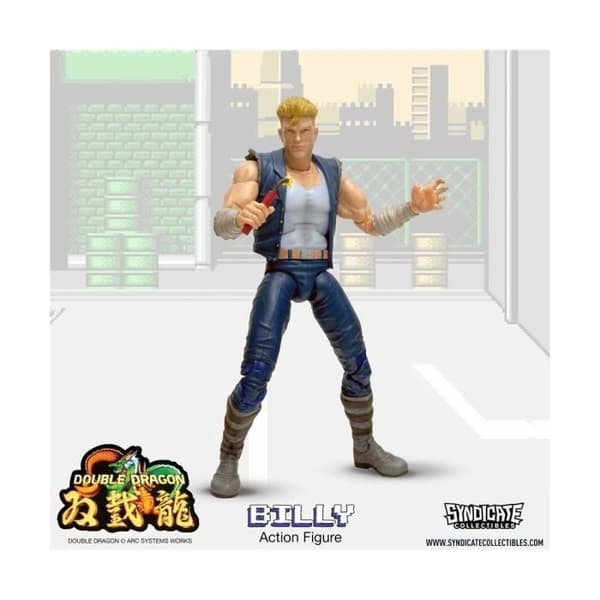 Syndikat Samlarföremål - Double Dragon - Figur Deluxe 1/12 Billy 18 cm