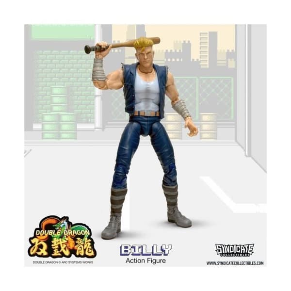 Syndikat Samlarföremål - Double Dragon - Figur Deluxe 1/12 Billy 18 cm
