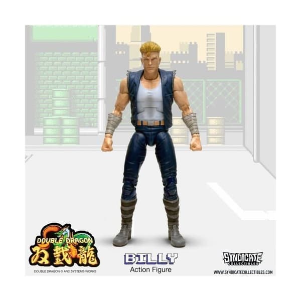 Syndikat Samlarföremål - Double Dragon - Figur Deluxe 1/12 Billy 18 cm