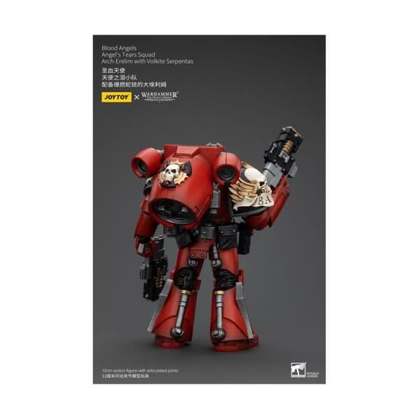 Joy Toy (CN) - Warhammer The Horus Heresy - Figur 1/18 Blood Angels Angel's Tears Squad Arch-Erelim med Volkite Serpentas 12 cm