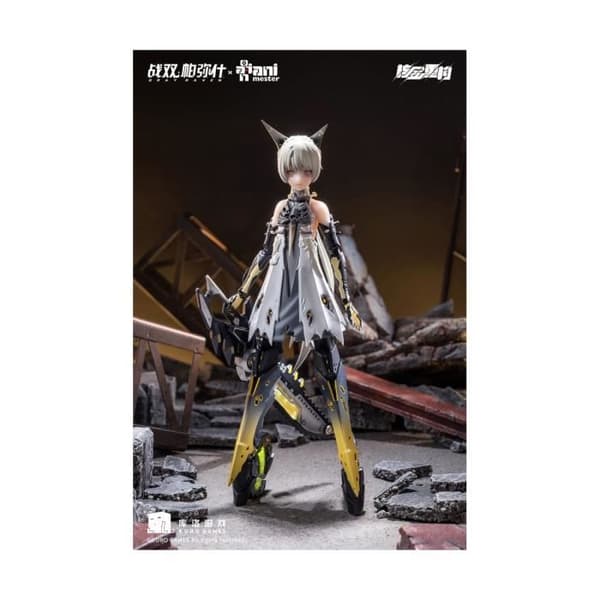 AniMester - Punishing: Gray Raven - Figurin 1/9 Nanami Pulse Metal Sömlös Actionfigur 20 cm