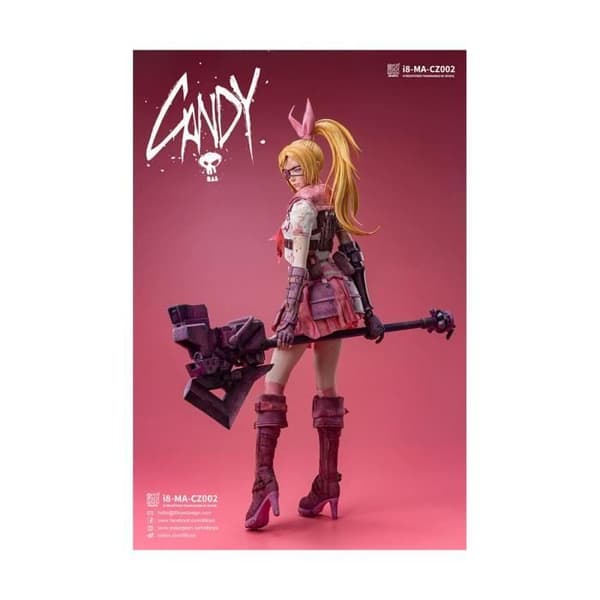 i8 Toys - Mentality Agency Serie - Figur Figur 1/6 Candy Battle Skadad Ver. 28 cm