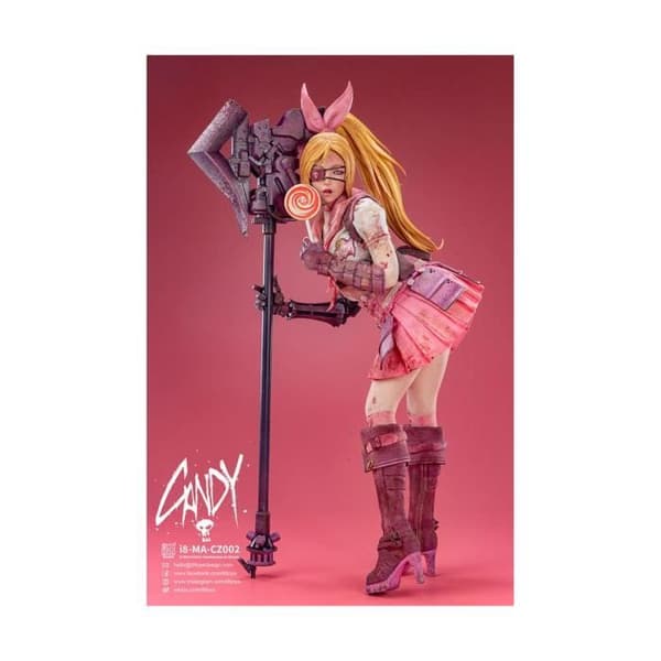i8 Toys - Mentality Agency Serie - Figur Figur 1/6 Candy Battle Skadad Ver. 28 cm