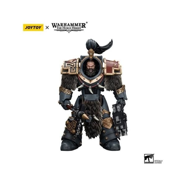 Joy Toy (CN) - Warhammer The Horus Heresy - Figurine 1/18 Space Wolves Varagyr Wolf Guard Squad Varagyr Thegn 12 cm