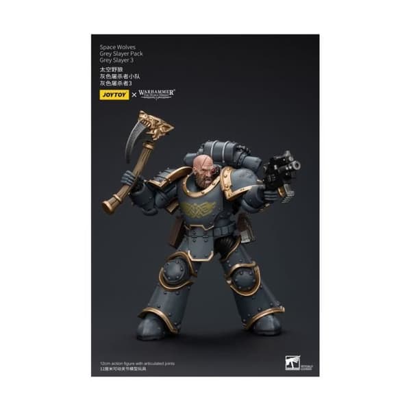 Joy Toy (CN) - Warhammer The Horus Heresy - Figur figur 1/18 Space Wolves Grey Slayer Pack Grey Slayer 3 12 cm