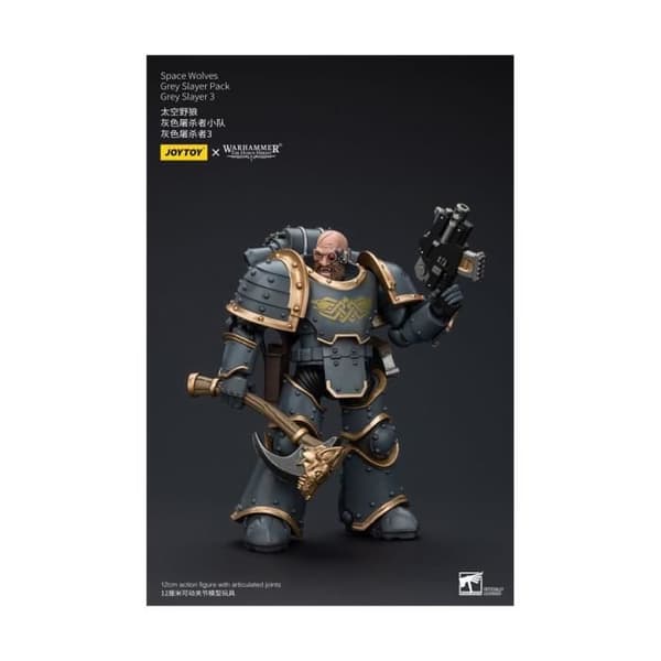 Joy Toy (CN) - Warhammer The Horus Heresy - Figur figur 1/18 Space Wolves Grey Slayer Pack Grey Slayer 3 12 cm