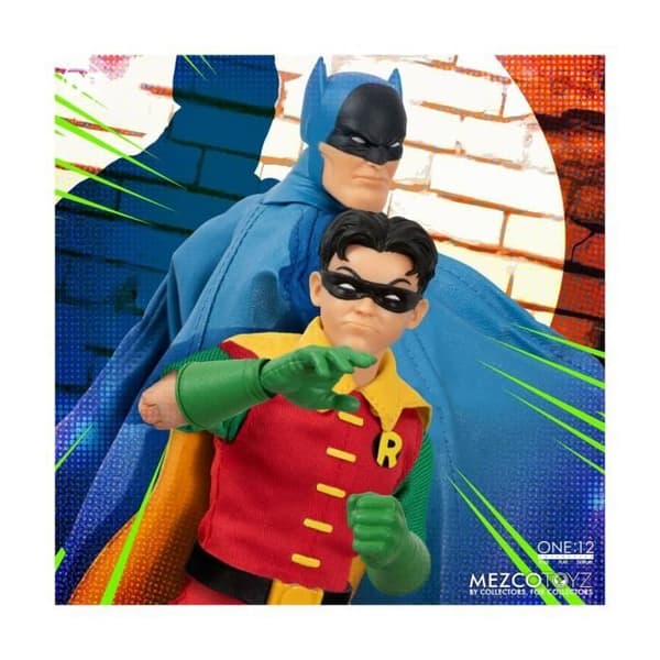 MEZCO TOYS - DC Comics - Figur 1/12 Robin (Gyllene Åldern Edition) 16 cm