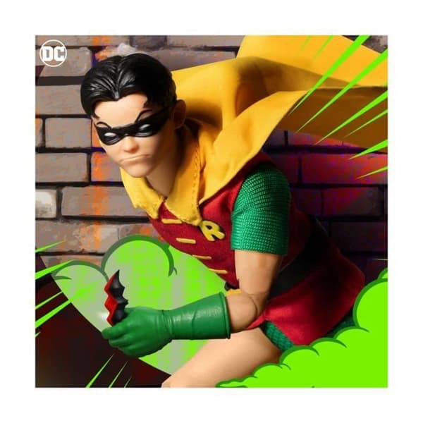 MEZCO TOYS - DC Comics - Figur 1/12 Robin (Gyllene Åldern Edition) 16 cm