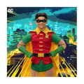 Miniatyrbild 2 av 4: MEZCO TOYS - DC Comics - Figur 1/12 Robin (Gyllene Åldern Edition) 16 cm