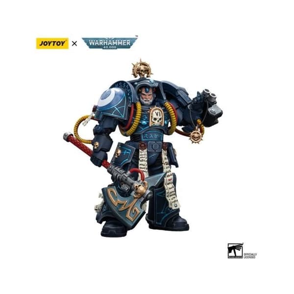 Joy Toy (CN) - Warhammer 40k - Figur figur 1/18 Ultramarines Librarian i Terminatorarmyr 12 cm