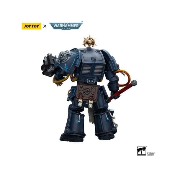 Joy Toy (CN) - Warhammer 40k - Figur figur 1/18 Ultramarines Librarian i Terminatorarmyr 12 cm