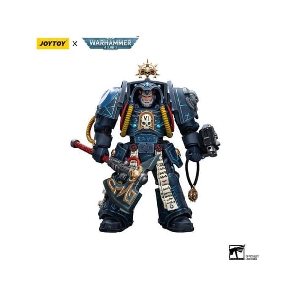 Joy Toy (CN) - Warhammer 40k - Figur figur 1/18 Ultramarines Librarian i Terminatorarmyr 12 cm