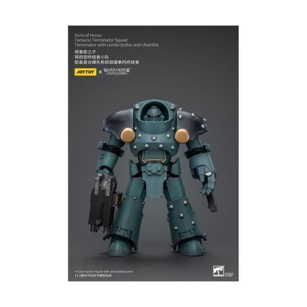 Joy Toy (CN) - Warhammer The Horus Heresy - Figur figur 1/18 Tartaros Terminator Squad Terminator med Combi-Bolter och Linkedubbe 12 cm