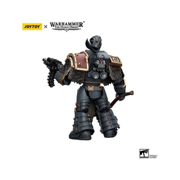 Joy Toy (CN) - Warhammer The Horus Heresy - Figurin 1/18 Space Wolves Varagyr Wolf Guard Squad Varagyr Terminator 1 12 cm