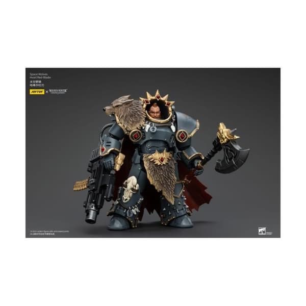 Joy Toy (CN) - Warhammer The Horus Heresy - Figur Figur 1/18 Space Wolves Hvarl Red-Blade 14 cm