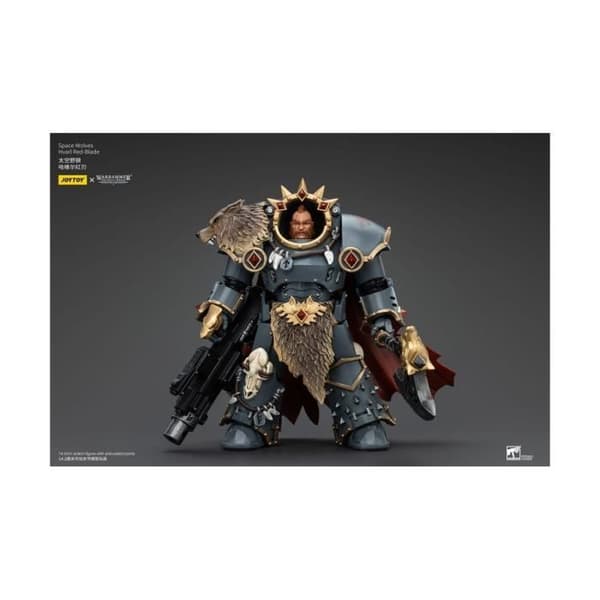 Joy Toy (CN) - Warhammer The Horus Heresy - Figur Figur 1/18 Space Wolves Hvarl Red-Blade 14 cm