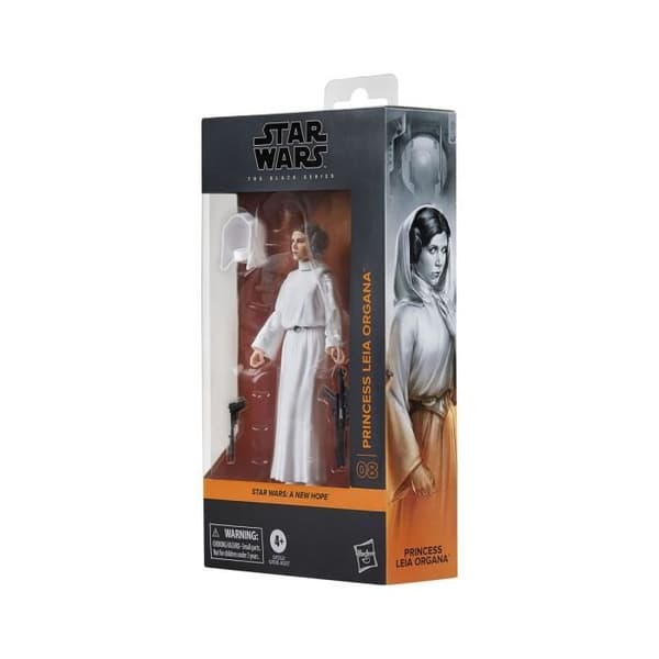 Hasbro - Star Wars Episode IV Black Series - Figurine Prinsessan Leia Organa 15 cm