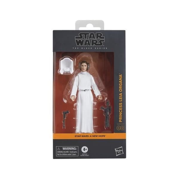 Hasbro - Star Wars Episode IV Black Series - Figurine Prinsessan Leia Organa 15 cm