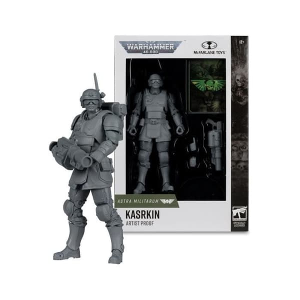 McFarlane Toys - Warhammer 40k - Figur i Kasrkin (Astra Militarum) Artist Proof 18 cm