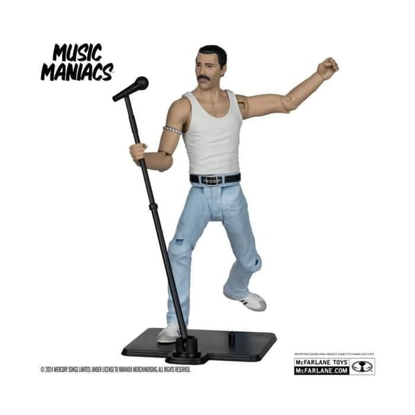 McFarlane Toys - Freddie Mercury - Figurfigur för Musikmaniska Rock Freddie Mercury 15 cm