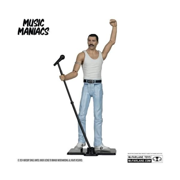 McFarlane Toys - Freddie Mercury - Figurfigur för Musikmaniska Rock Freddie Mercury 15 cm