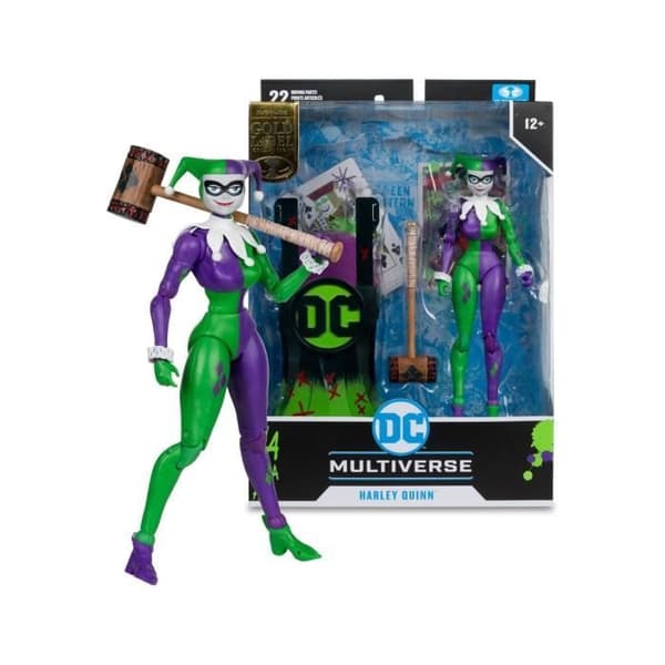 McFarlane Toys - DC Multiverse - Figurin Harley Quinn (DC Classic) Jokerized (Gold Label) 18 cm