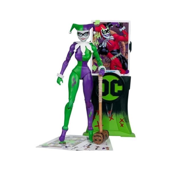 McFarlane Toys - DC Multiverse - Figurin Harley Quinn (DC Classic) Jokerized (Gold Label) 18 cm