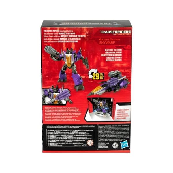 Hasbro - Transformers: War for Cybertron Studio Series Voyager Class - Figur Gamer Edition Skywarp 16 cm