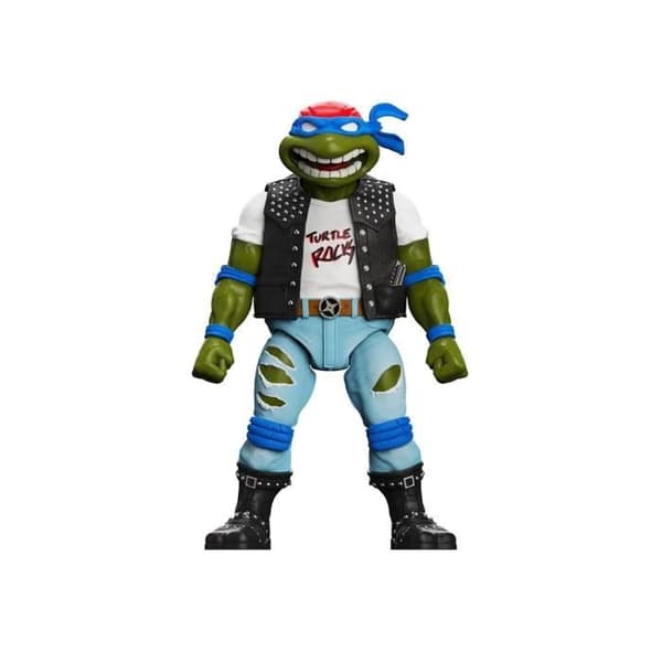 Super7 - De Nunchack Ninja Sköldpaddorna - Figur Ultimate Classic Rocker Leo 18 cm