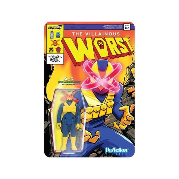 Super7 - The Worst - Figur ReAction Mutant Team X5 The Annihilator 10 cm