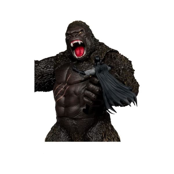 McFarlane Toys - DC Justice League Monsterverse DC Multiverse - Pack med 2 figurer Batman &amp; Kong 29 cm