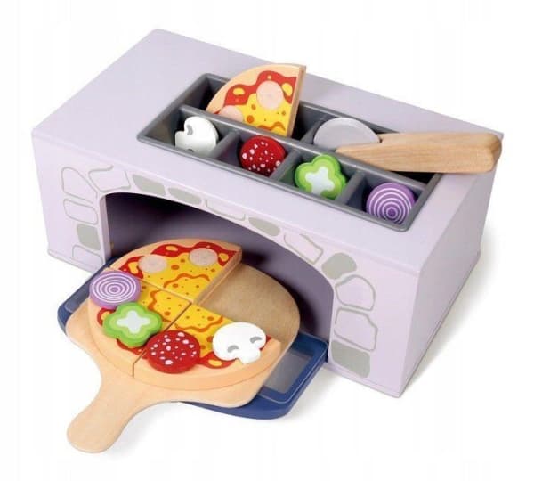 Ecotoys Pizzaovn i tre + kjøkkentilbehør (1013)