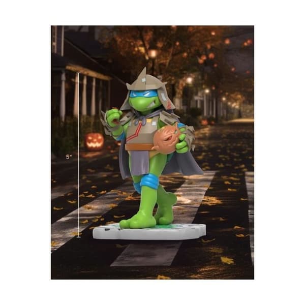 Mighty Jaxx - Sköldpaddorna Ninja - Figur Remixx Leonardo Cowa-BOO-nga! Utgåva 15 cm
