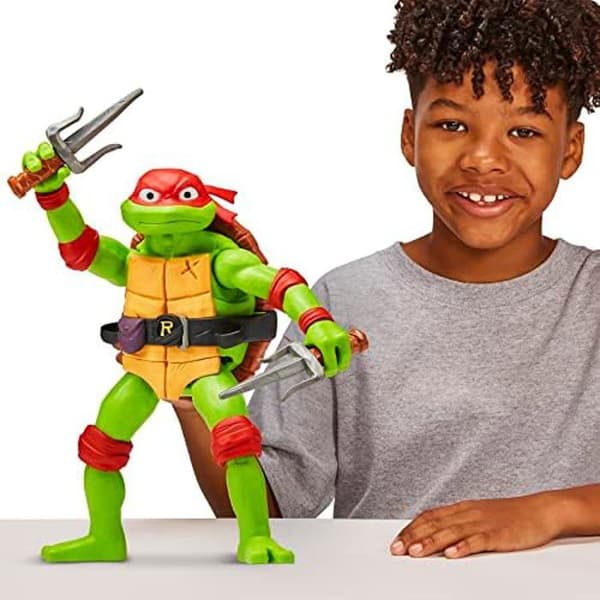 Figurine - TEENAGE MUTANT NINJA - Leonardo - 30,5 cm - Högt articulerad - Tillbehör ingår