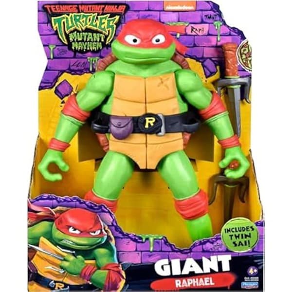 Figurine - TEENAGE MUTANT NINJA - Leonardo - 30,5 cm - Högt articulerad - Tillbehör ingår