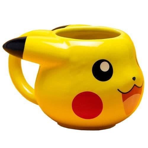 Taza Ceramica 3D 500Ml Pokemon Pikachu En Caja Regalo