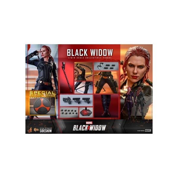 Hot Toys MMS603 Black Widow Samlarfigur 1/6 Black Widow (Svart Dräkt) Special Edition 28cm