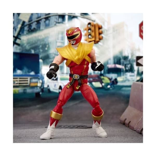 Hasbro - Power Rangers X Street Fighter Lightning Collection - Figurine Morphed Ken Soaring Falcon Ranger 15 cm