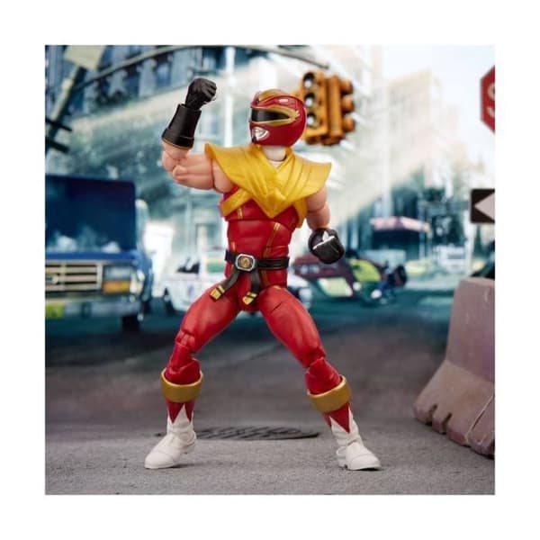Hasbro - Power Rangers X Street Fighter Lightning Collection - Figurine Morphed Ken Soaring Falcon Ranger 15 cm
